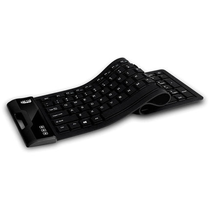 Adesso Teclado Flexible Antimicrobiano Waterproof 120 Teclas Silicona