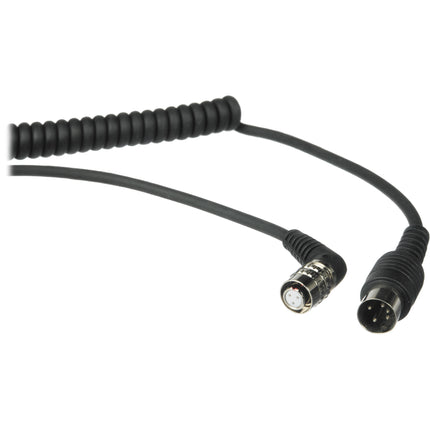 Impact LiteTrek HV Cable en Espiral para Flash 7.0 Pies 2.1 m Extendido 0.8 m Relajado