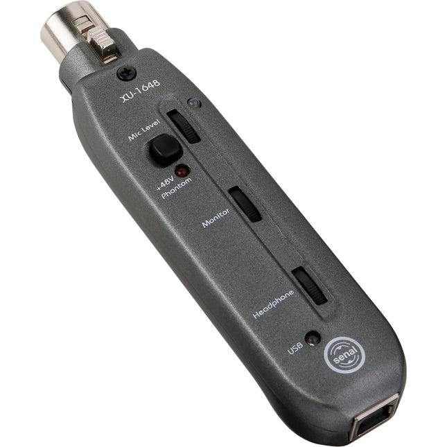Senal XU-1648 Interfaz XLR a USB con alimentación phantom 48V y cable USB 1.9m