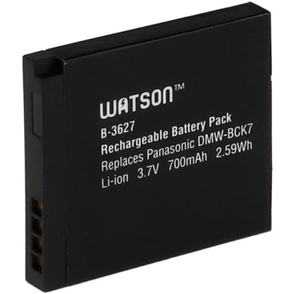 Watson DMW-BCK7 Batería de Ion Litio 3.7V 700mAh Reemplazo Panasonic