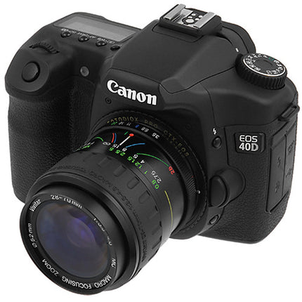 FotodioX Pro Adaptador para Montura de Lente Contax Yashica a Canon EF-Metal y Latón