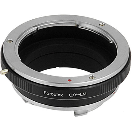 Adaptador de Montura para Lentes FotodioX Contax Yashica Pro en Latón Acero inoxidable para Cámaras Leica M
