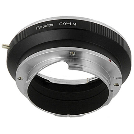 Adaptador de Montura para Lentes FotodioX Contax Yashica Pro en Latón Acero inoxidable para Cámaras Leica M