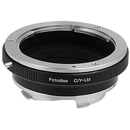 Adaptador de Montura para Lentes FotodioX Contax Yashica Pro en Latón Acero inoxidable para Cámaras Leica M