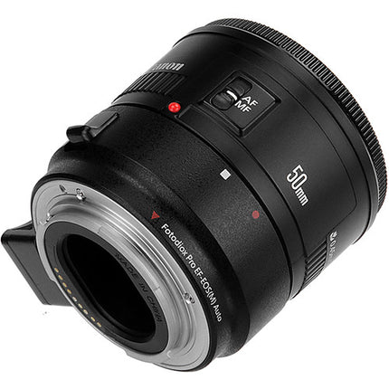 FotodioX Adaptador Profesional para Objetivos Canon EF EF-S a Cámara Canon EF-M Metal