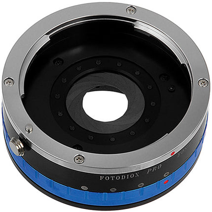 FotodioX Adaptador de Objetivo Canon EF con Iris Integrado para Fujifilm X-Mount Acabado Acero Inoxidable