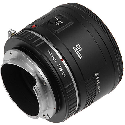 Adaptador FotodioX para Lentes Canon EF EF-S a Cámara Digital Leica M-Series