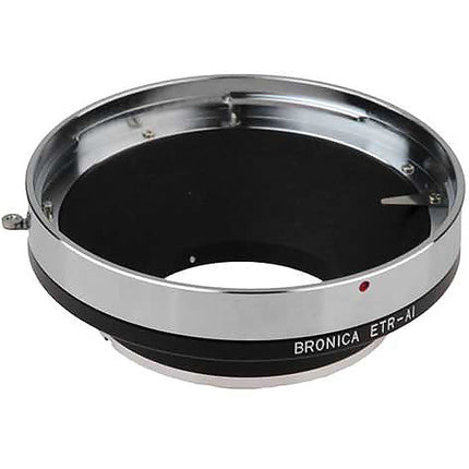 FotodioX Pro Adaptador Montura para Lentes Bronica ETR a Nikon F con Montura de Resorte y Acabado en Latón