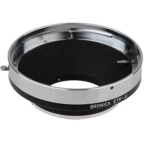 FotodioX Pro Adaptador Montura para Lentes Bronica ETR a Nikon F con Montura de Resorte y Acabado en Latón