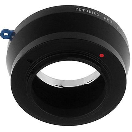 Adaptador de objetivo FotodioX Exakta Auto Topcon para cámaras Micro Cuatro Tercios acero inoxidable