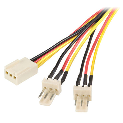 StarTech TX3 Cable Divisor de Alimentación para Ventiladores 12 Pulgadas 3 Pines