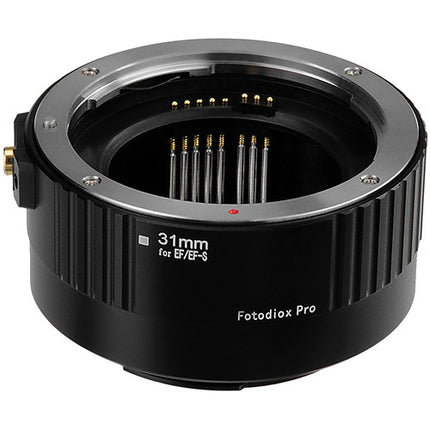 FotodioX Pro Kit de Tubos de Extensión Macro Automático 13mm 21mm 31mm para Canon EF y EF-S