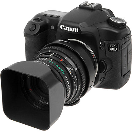FotodioX Pro Adaptador de Montura para Lente Hasselblad V a Canon EF Montura con Montura de Trípode y Construcción Metálica