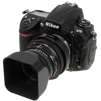 FotodioX Pro Adaptador de Montura para Lente Hasselblad V a Nikon F con Soporte de Trípode