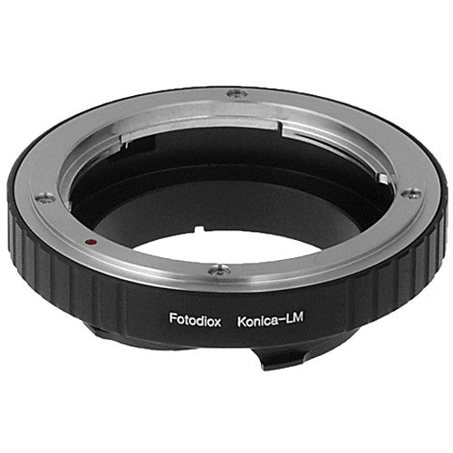FotodioX Konica AR Adaptador de Lente para Cámaras Leica M con Enfoque Infinito y Acabado Acero Inoxidable