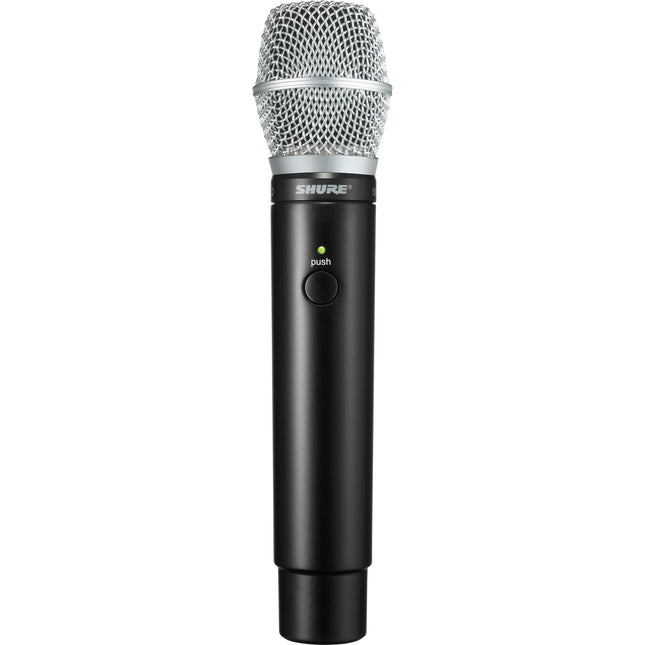 Shure MXW2 Transmisor de Mano Micrófono SM86 Alcance 50m Batería Recargable