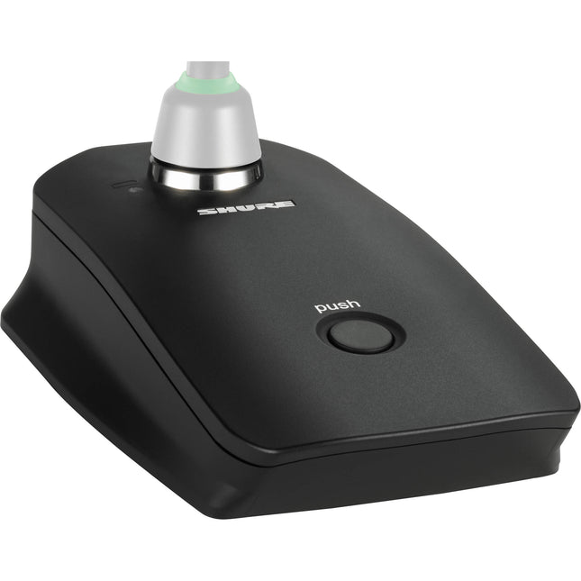 Shure MXW8 Base Transmisor de Escritorio para Microflex Wireless con Batería de 9 Horas y AES 256-Bit