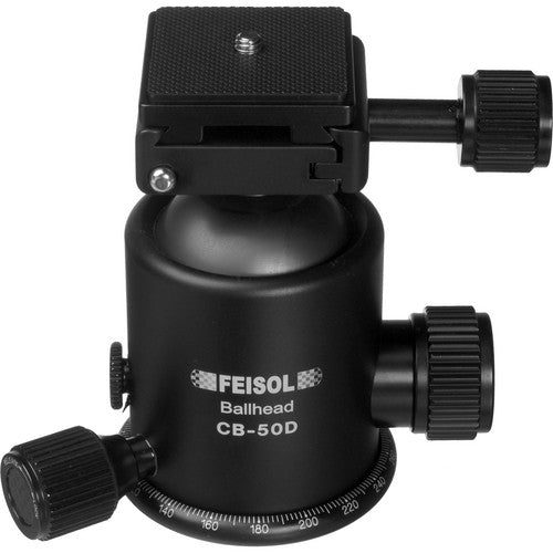 FEISOL CB-50D Rótula para Trípode Capacidad 41 lb con Placa QP-144750