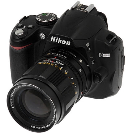FotodioX Pro Adaptador de Montura para Lente Konica AR a Nikon F 1.4x Multicapa Foco Corrección