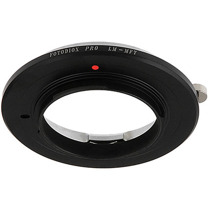 Adaptador de Montura FotodioX Leica M Pro para Cámaras Micro Cuatro Tercios Acabado Acero Inoxidable