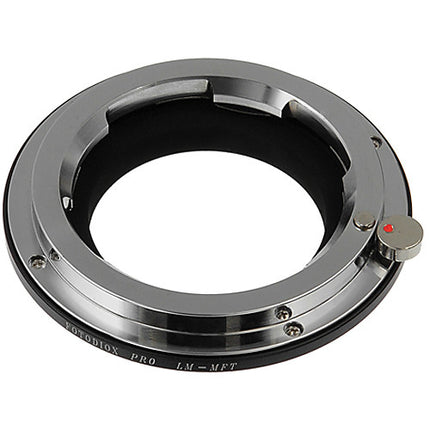 Adaptador de Montura FotodioX Leica M Pro para Cámaras Micro Cuatro Tercios Acabado Acero Inoxidable