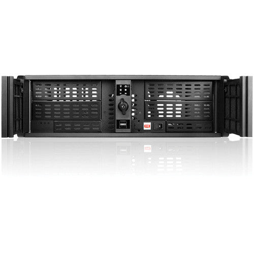 iStarUSA D Storm Series D-300 3U Caja Rack Compacta Estilizada Negra