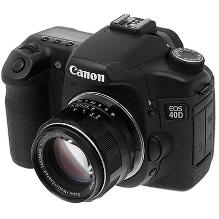 FotodioX Pro Adaptador de Montura para Lente M42 a Cámara Canon EF con Construcción Metálica