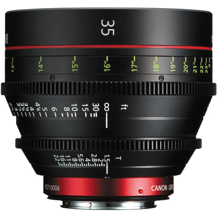 Canon CN-E 35mm T1.5 L F Lente Cinema Prime Apertura T1.5 Montura EF