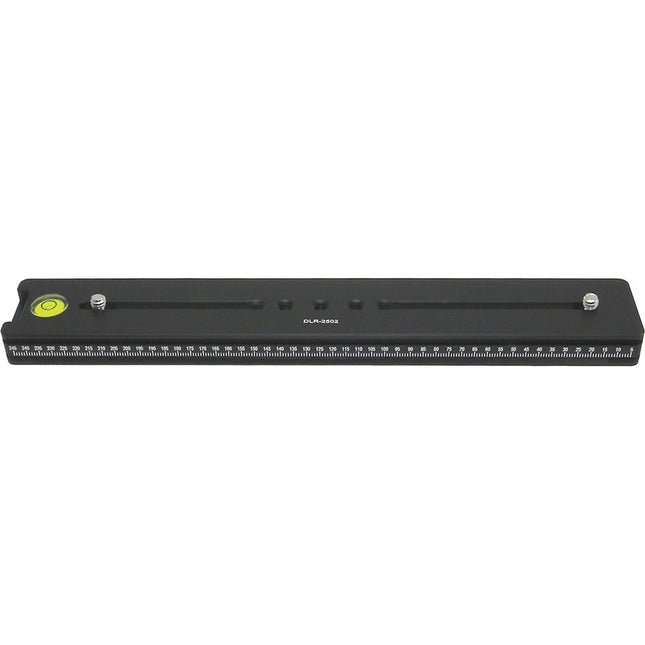 Desmond Long Quick Release Plate 250mm para lentes larga distancia con ranura de tornillos