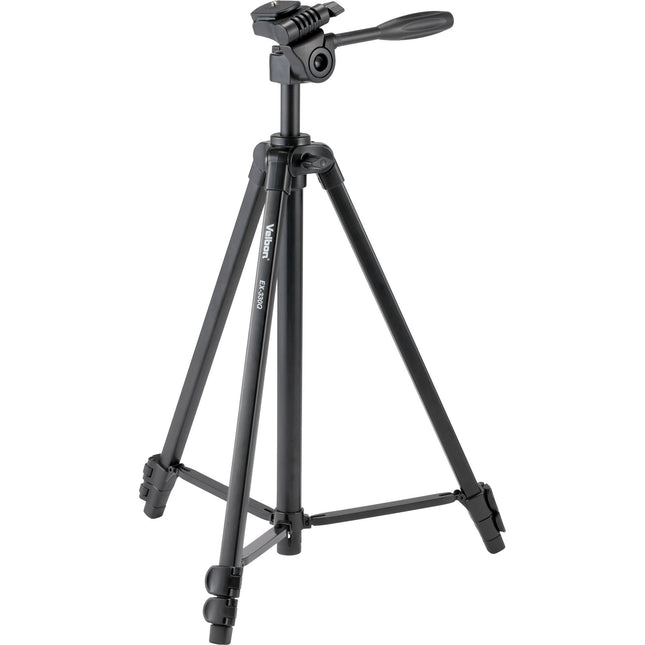 Velbon EX-330Q Trípode Aluminio 57.5" Altura Máx 4.4 lb Carga