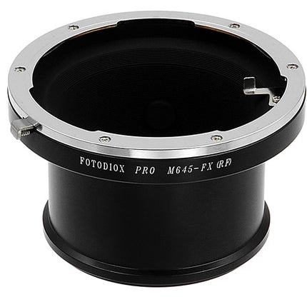 FotodioX Mamiya 645 Pro Adaptador de Lente para Cámaras Fujifilm X-Mount Acabado en Acero Inoxidable