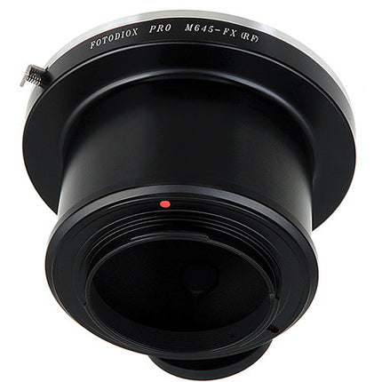 FotodioX Mamiya 645 Pro Adaptador de Lente para Cámaras Fujifilm X-Mount Acabado en Acero Inoxidable