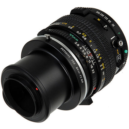 FotodioX Mamiya 645 Pro Adaptador de Lente para Cámaras Fujifilm X-Mount Acabado en Acero Inoxidable