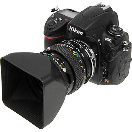 FotodioX Pro Adaptador de Montura para Lente Mamiya 645 a Nikon F con Enfoque Infinito y Acabado en Latón