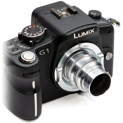 Adaptador Metabones para lentes C-Mount a Micro Cuatro Tercios Chrome