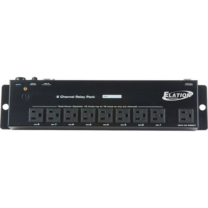 ADJ SC-RP8 Relay Pack para sistema SC-8 8 canales 15A 19x5x2 pulgadas