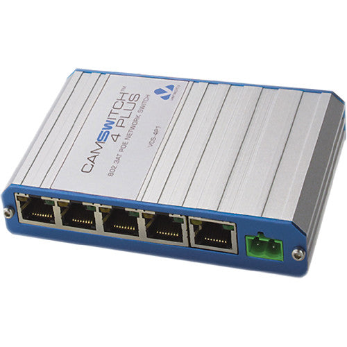 Veracity CAMSWITCH Plus Switch de Red PoE 5 Puertos 10/100 25W 4 IP Cameras