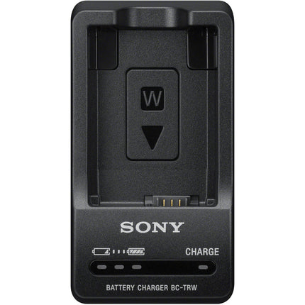 Sony BC-TRW W Cargador de Batería para NP-FW50 con Enchufe Retráctil