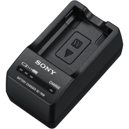 Sony BC-TRW W Cargador de Batería para NP-FW50 con Enchufe Retráctil