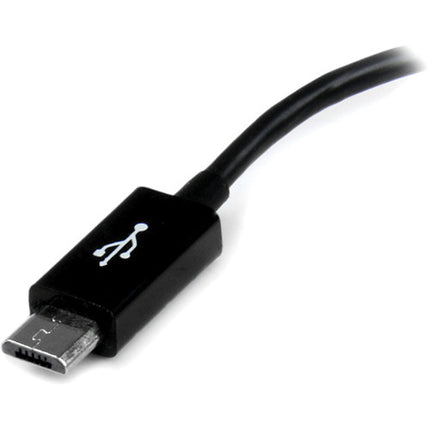 StarTech Adaptador Micro USB macho a USB OTG hembra 5 pulgadas para conexión fácil