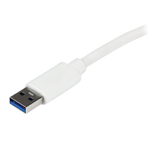 StarTech Adaptador Ethernet Gigabit USB 3.0 con Puerto USB Pasante Blanco