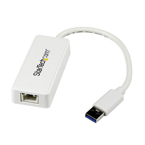 StarTech Adaptador Ethernet Gigabit USB 3.0 con Puerto USB Pasante Blanco
