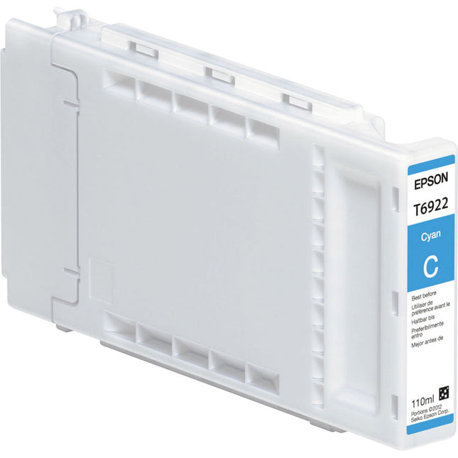 Cartucho de tinta cyan Epson UltraChrome XD 110mL para impresoras SureColor T3000 T5000 T7000