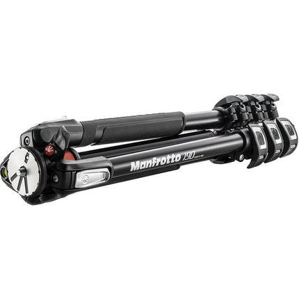 Manfrotto MT190XPRO4 Trípode de Aluminio 68.1 Pulgadas con Cabezal Geared 3 Vías