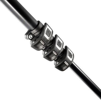 Manfrotto MT190XPRO4 Trípode de Aluminio con Cabezal 324RC2 y Altura Máxima 170 cm