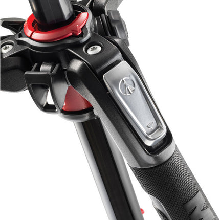 Manfrotto MT190XPRO4 Trípode de Aluminio 68.1 Pulgadas con Cabezal Geared 3 Vías