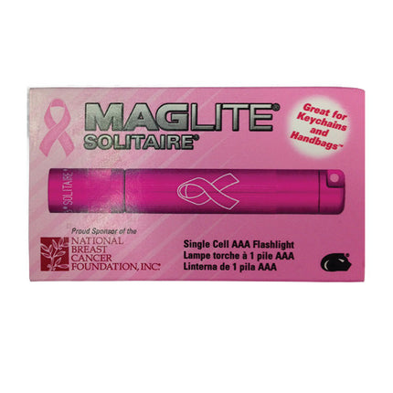 Maglite Solitaire Linterna Incandescente AAA Rosa 2 Lúmenes Presentación