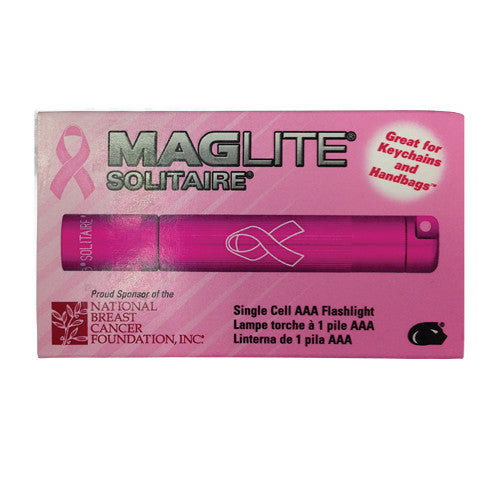 Maglite Solitaire Linterna Incandescente AAA Rosa 2 Lúmenes Presentación