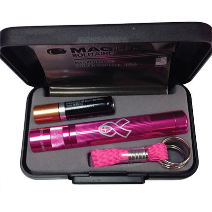 Maglite Solitaire Linterna Incandescente AAA Rosa 2 Lúmenes Presentación