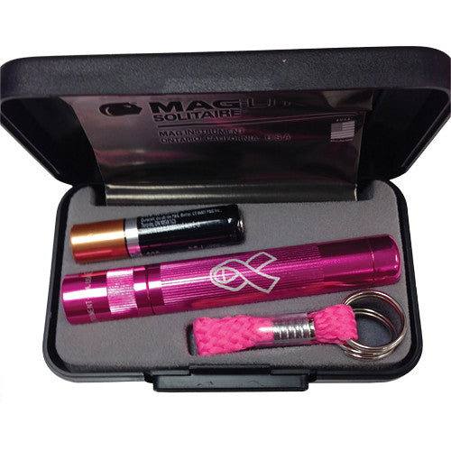 Maglite Solitaire Linterna Incandescente AAA Rosa 2 Lúmenes Presentación